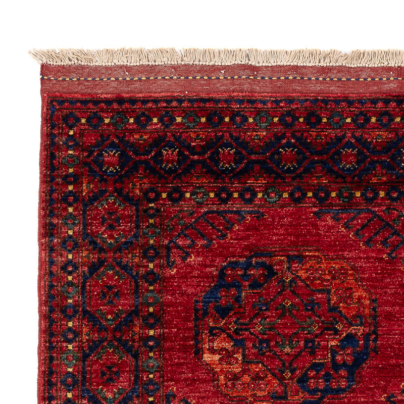 Afghan Rug - Kunduz - 200 x 155 cm - red