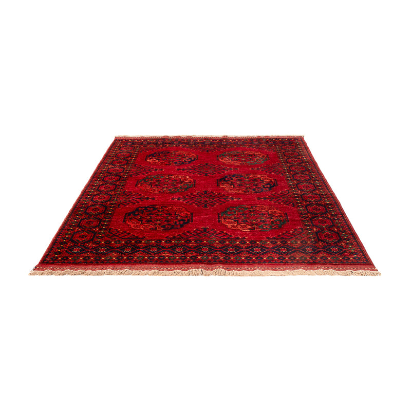 Afghan Rug - Kunduz - 200 x 155 cm - red