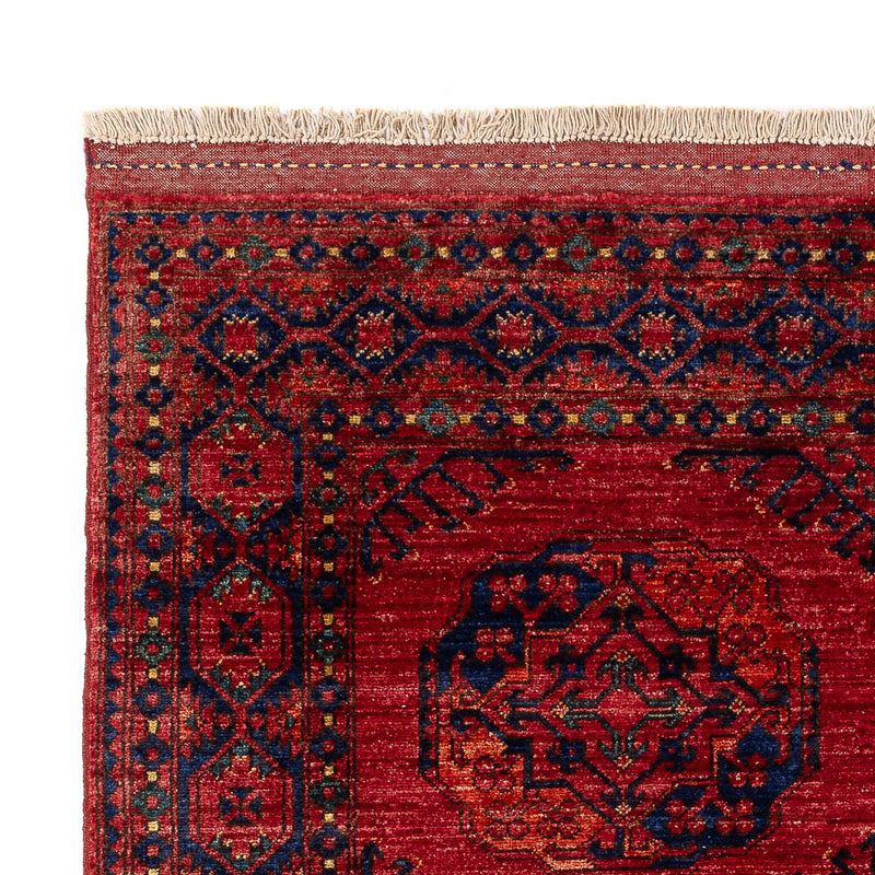 Afghan Rug - Kunduz - 200 x 155 cm - red