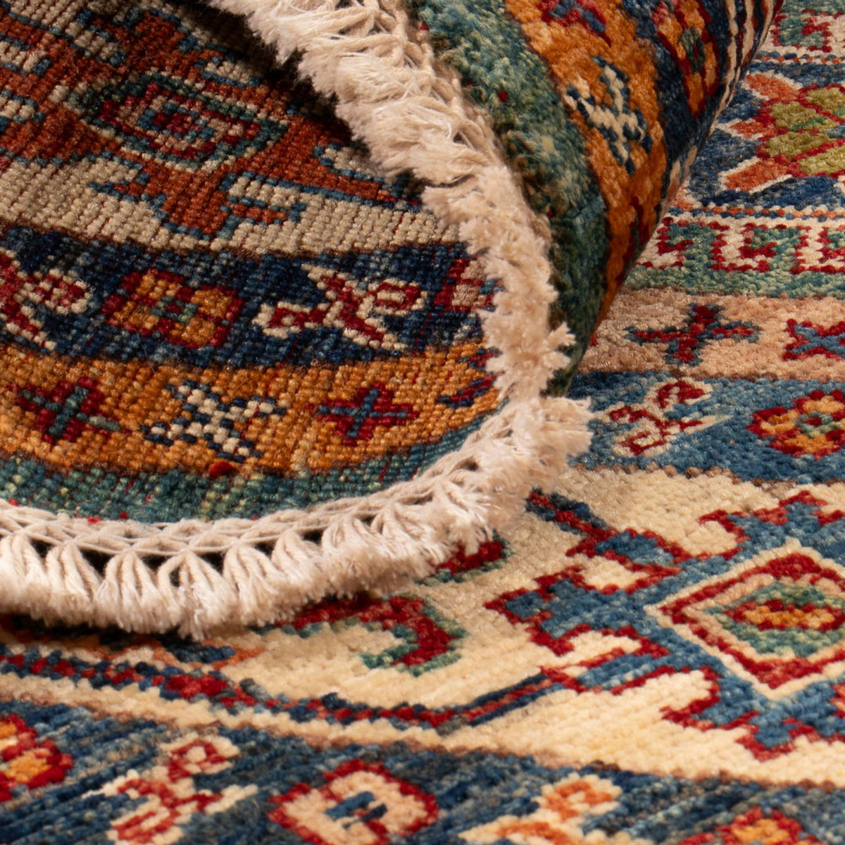 Ziegler Rug - Kazak round  - 151 x 147 cm - green