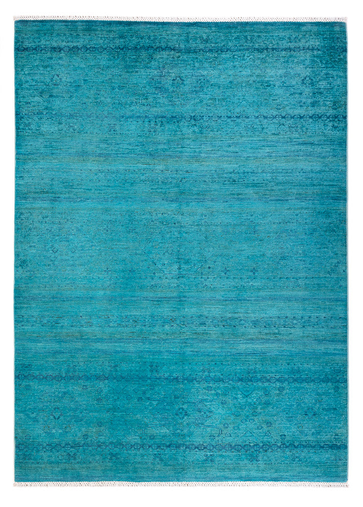 Ziegler Rug - Modern - Vintage/Overdyed - 210 x 153 cm - blue