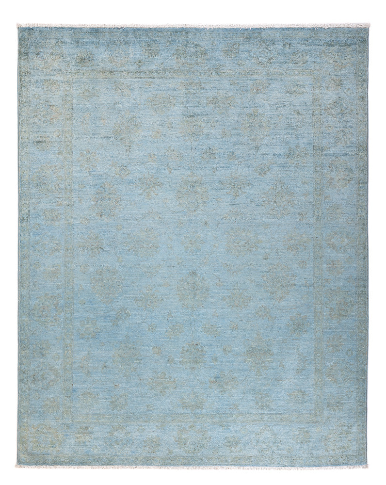 Ziegler Rug - Modern - Vintage/Overdyed - 194 x 149 cm - light blue