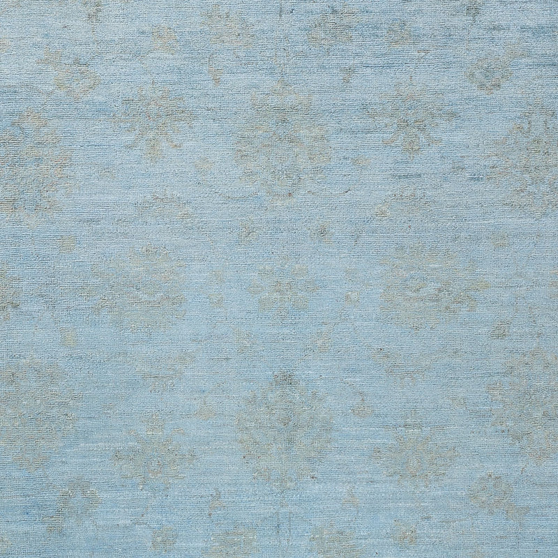 Ziegler Rug - Modern - Vintage/Overdyed - 194 x 149 cm - light blue