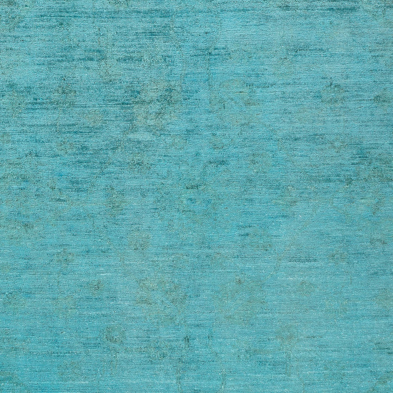 Ziegler Rug - Modern - Vintage/Overdyed - 193 x 148 cm - turquoise