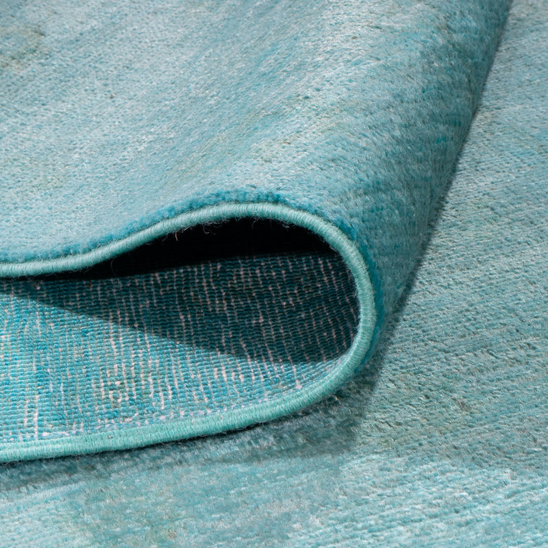 Ziegler Rug - Modern - Vintage/Overdyed - 193 x 148 cm - turquoise