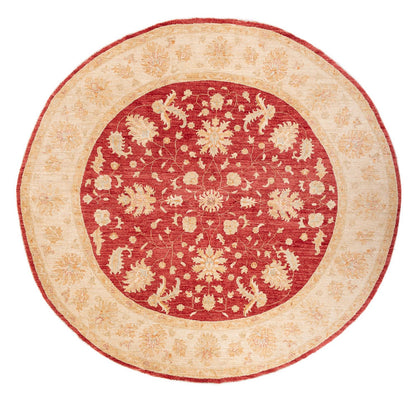 Ziegler Rug round  - 252 x 250 cm - red