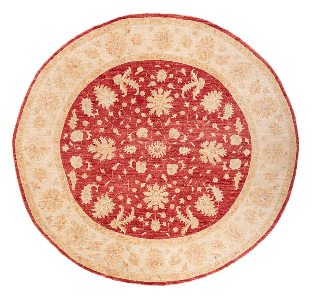 Ziegler Rug round  - 252 x 250 cm - red