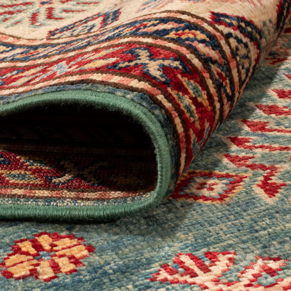 Ziegler Rug - Kazak - Royal - 183 x 121 cm - sea green