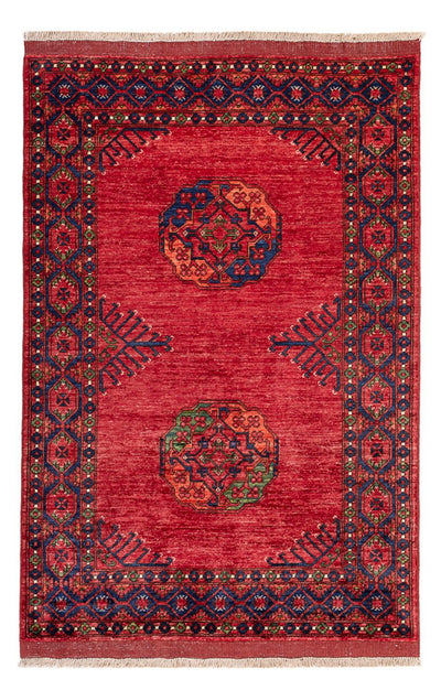 Afghan Rug 122x182cm - Oriental Rug - red