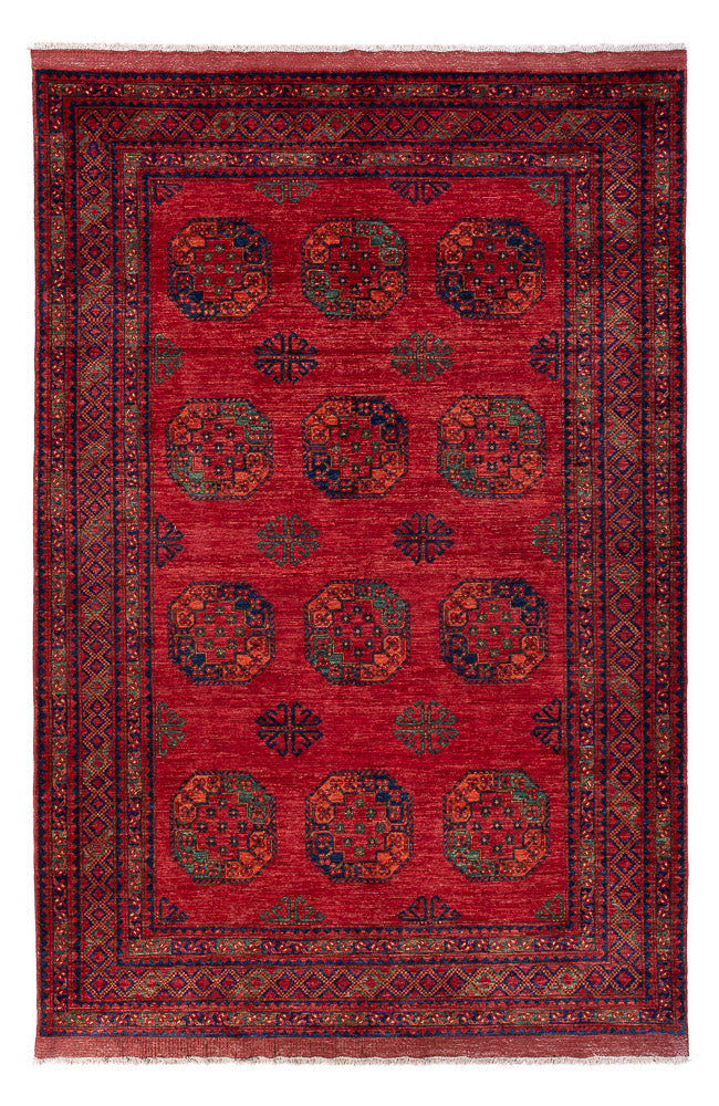 Afghan Rug - Kunduz - 317 x 213 cm - red