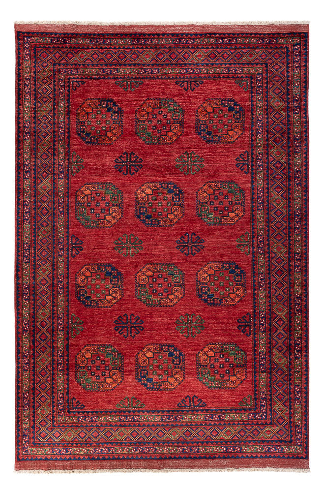 Afghan Rug - Kunduz - 307 x 207 cm - red