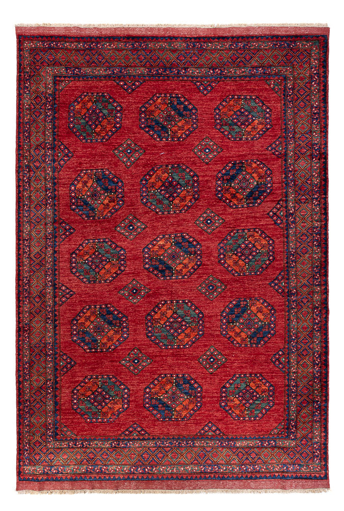 Afghan Rug - Kunduz - 297 x 207 cm - red