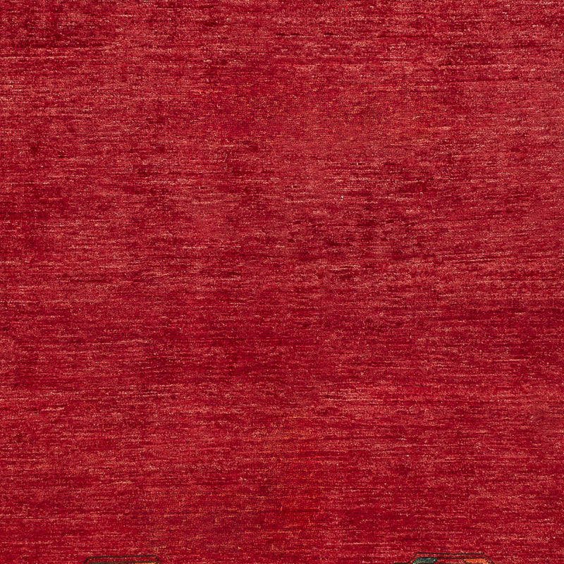 Afghan Rug - Kunduz - 288 x 216 cm - red