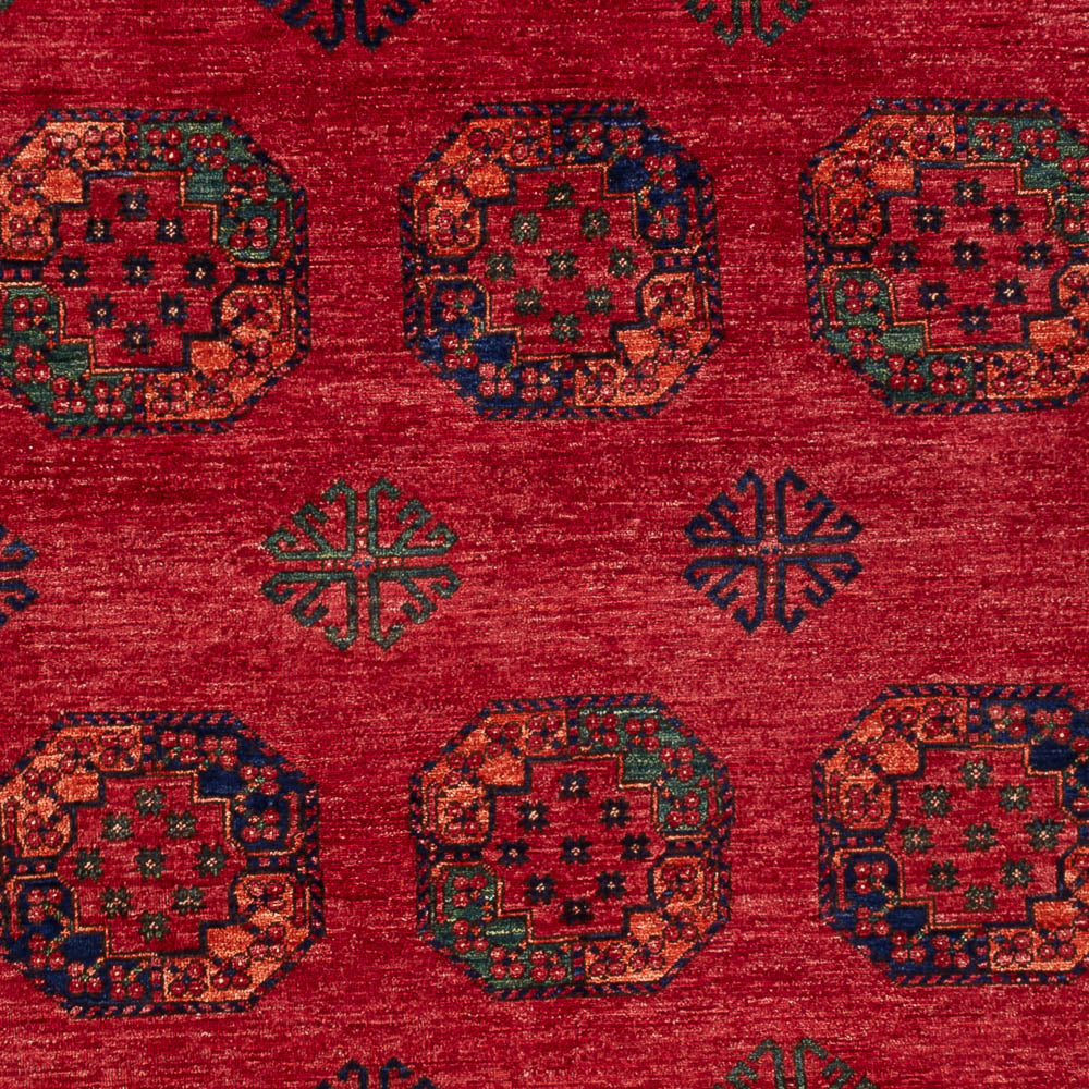 Afghan Rug - Kunduz - 298 x 201 cm - red