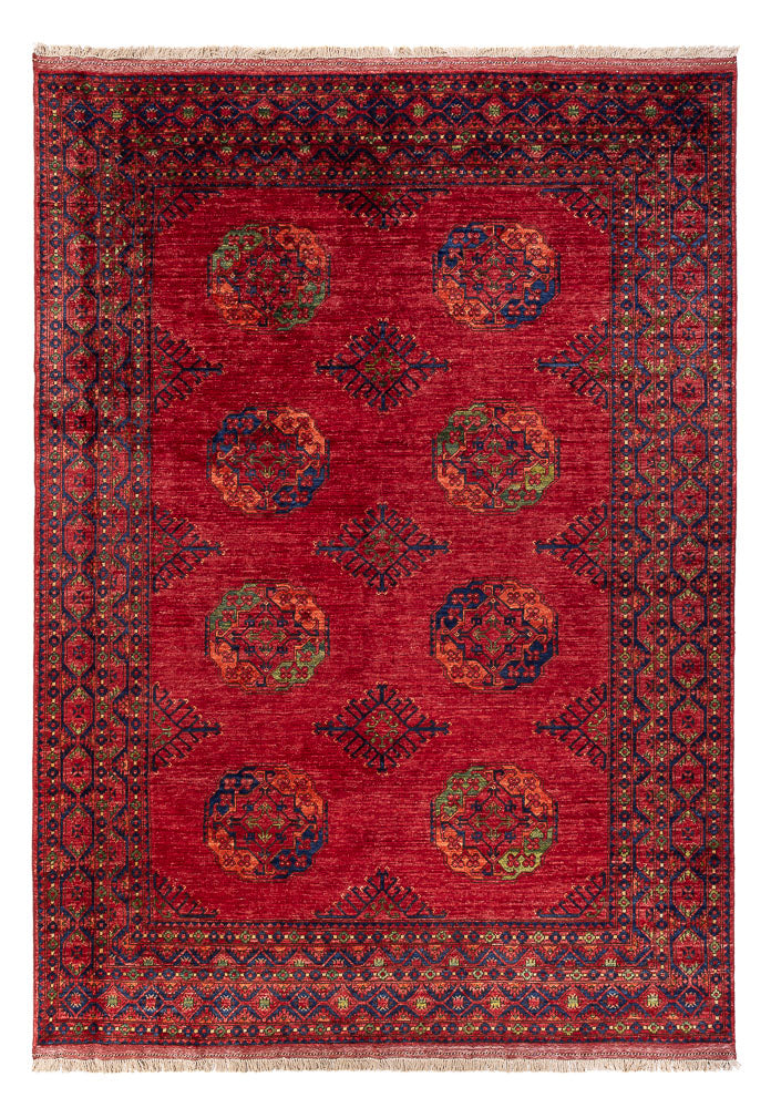 Afghan Rug - Kunduz - 296 x 214 cm - red