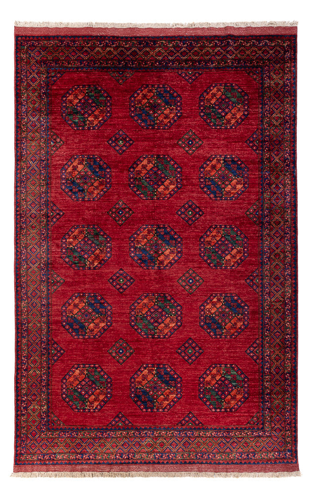 Afghan Rug - Kunduz - 310 x 206 cm - red