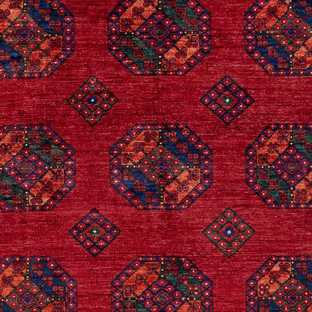 Afghan Rug - Kunduz - 310 x 206 cm - red