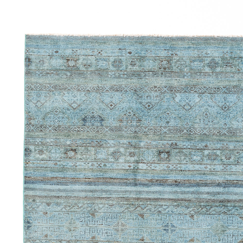 Ziegler Rug - Shal - Vintage/Overdyed - 288 x 207 cm - light blue