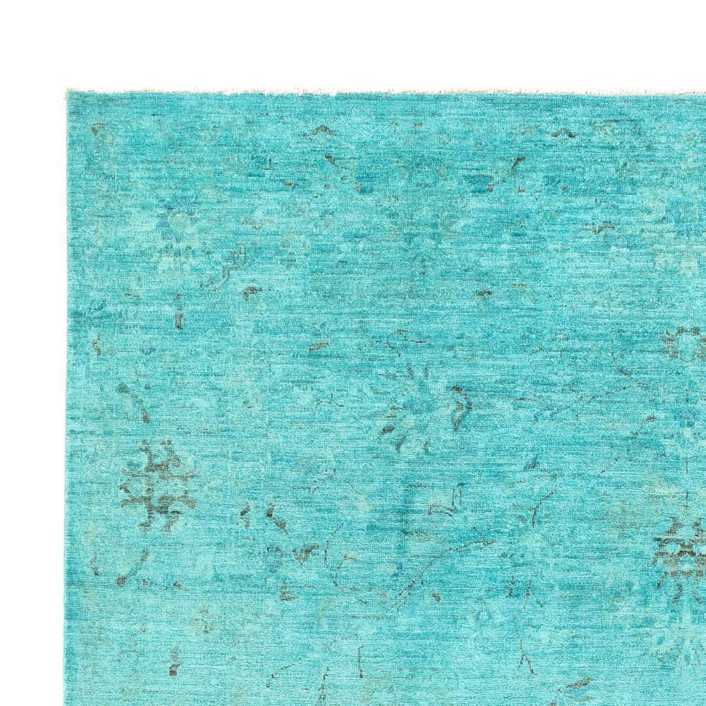 Ziegler Rug - Modern - Vintage/Overdyed - 293 x 201 cm - turquoise