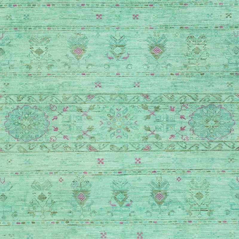 Ziegler Rug - Modern - Vintage/Overdyed - 308 x 206 cm - light green