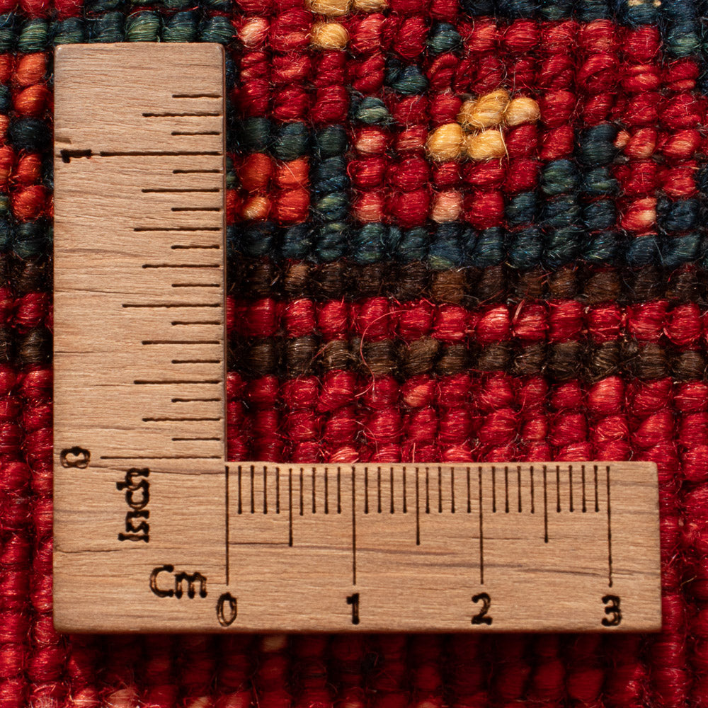 Runner Afghan Rug - Kunduz - 300 x 83 cm - red