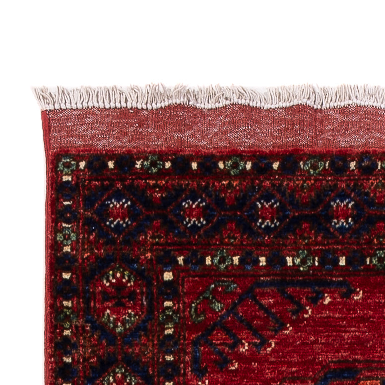 Runner Afghan Rug - Kunduz - 305 x 82 cm - red