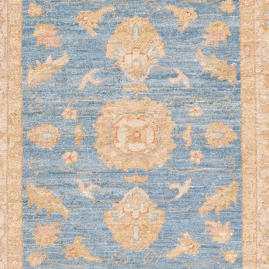 Runner Ziegler Rug - 287 x 83 cm - blue