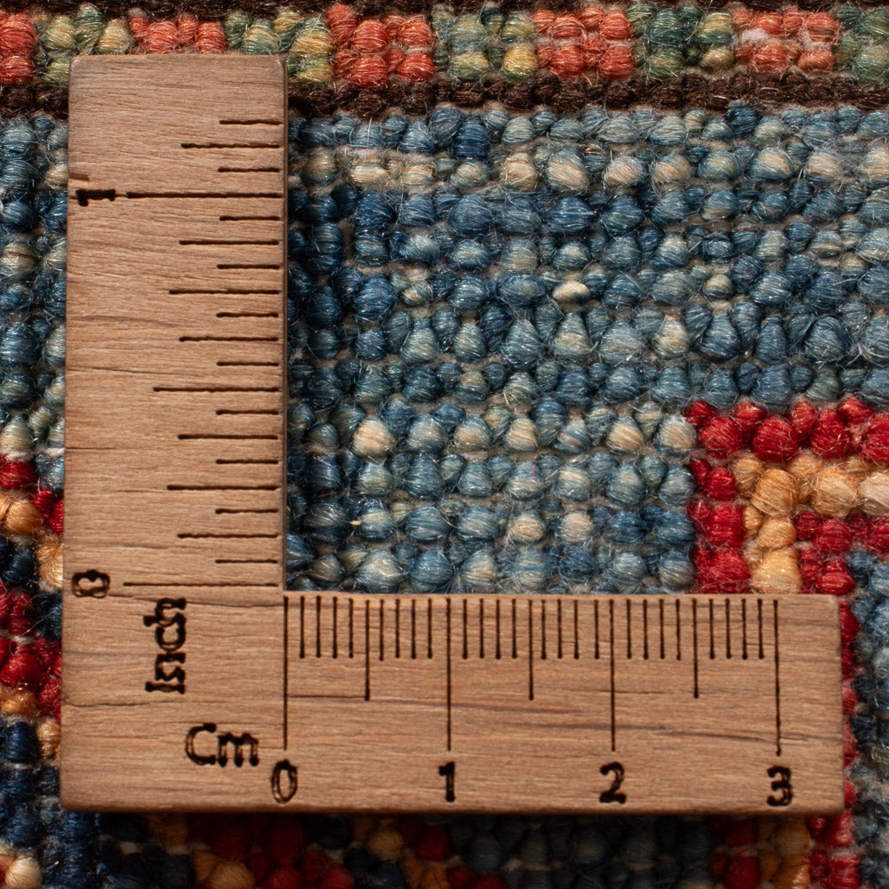 Runner Ziegler Rug - Kazak - 242 x 73 cm - blue