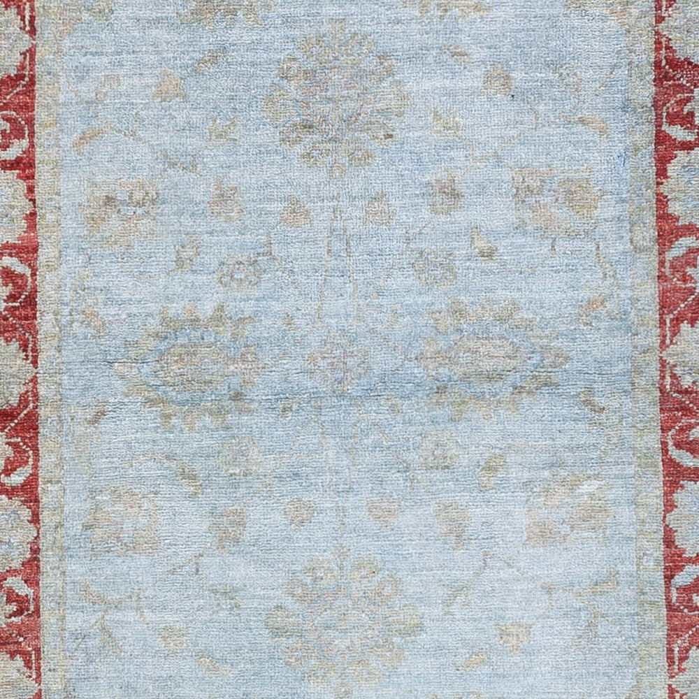 Runner Ziegler Rug - Modern - 303 x 89 cm - light blue