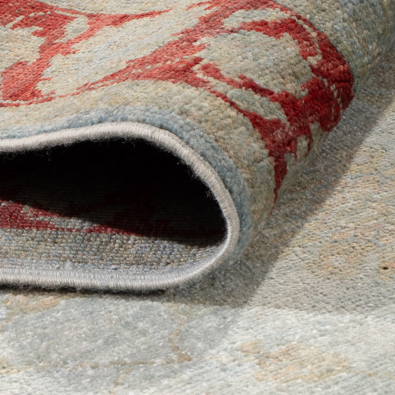 Runner Ziegler Rug - Modern - 303 x 89 cm - light blue