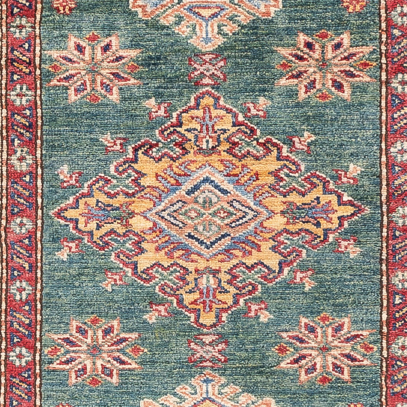 Runner Ziegler Rug - Kazak - 242 x 78 cm - green