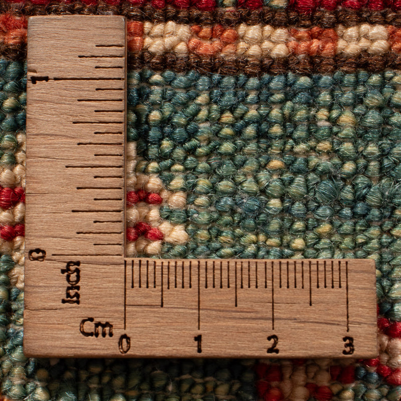 Runner Ziegler Rug - Kazak - 242 x 78 cm - green