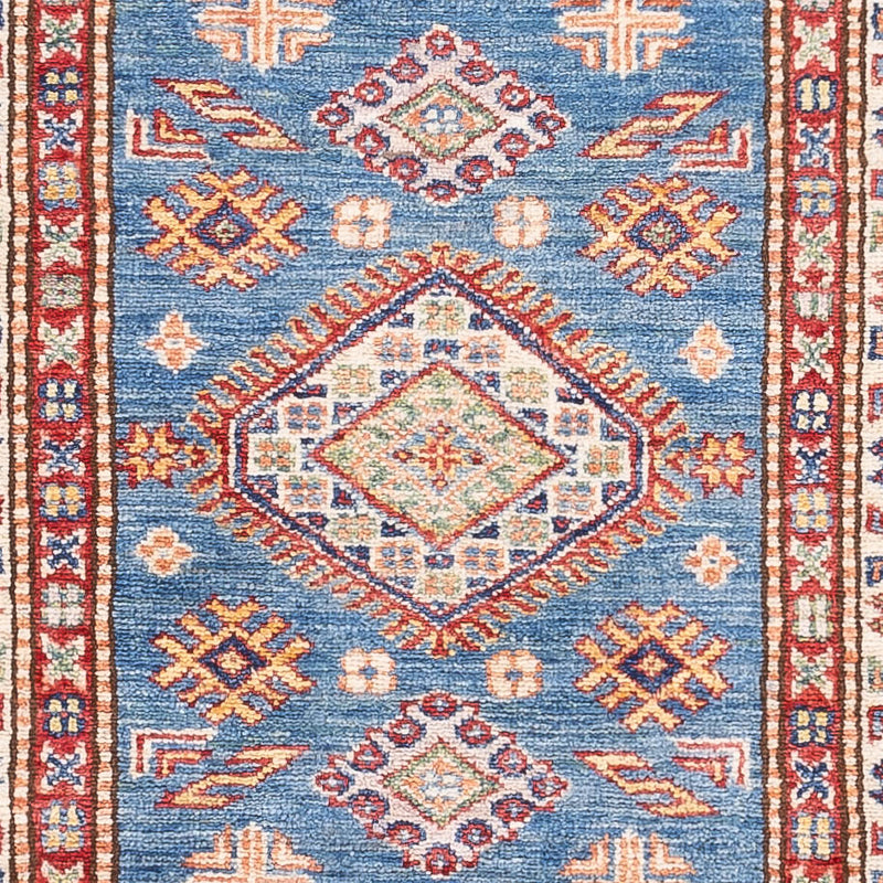 Runner Ziegler Rug - Kazak - 256 x 74 cm - blue