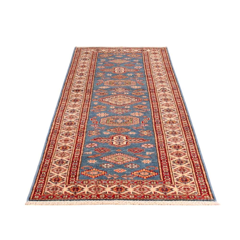 Runner Ziegler Rug - Kazak - 256 x 74 cm - blue