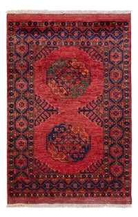 Afghan Rug - 152 x 105 cm - red
