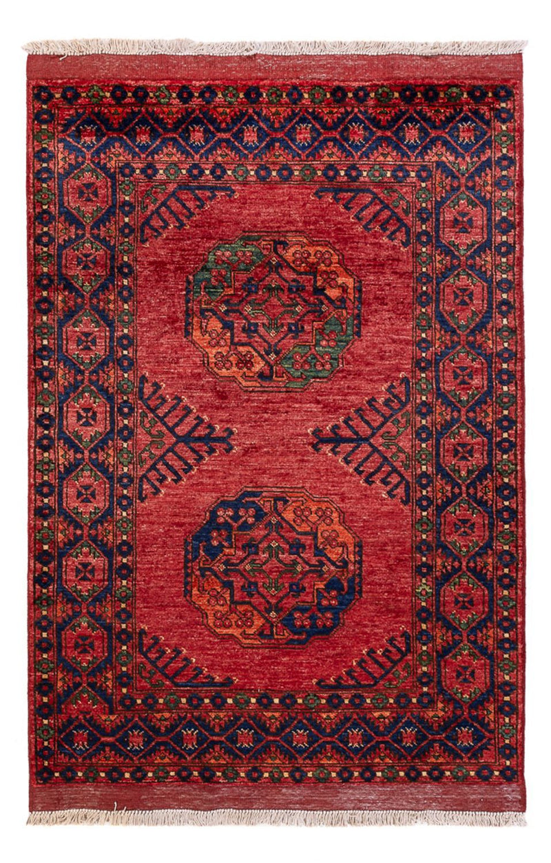 Afghan Rug - 152 x 105 cm - red