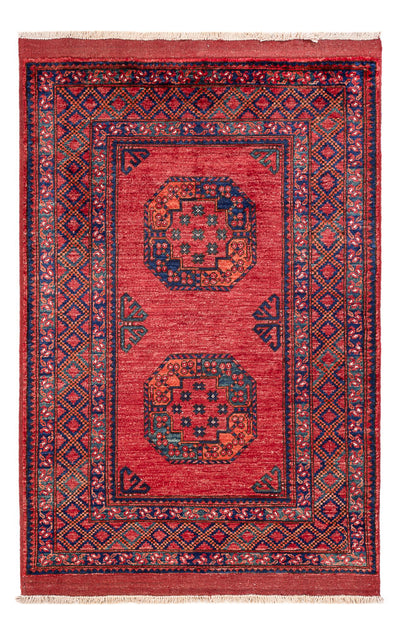 Afghan Rug 102x154cm - Oriental Rug - red