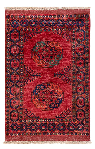 Afghan Rug 101x151cm - Oriental Rug - red