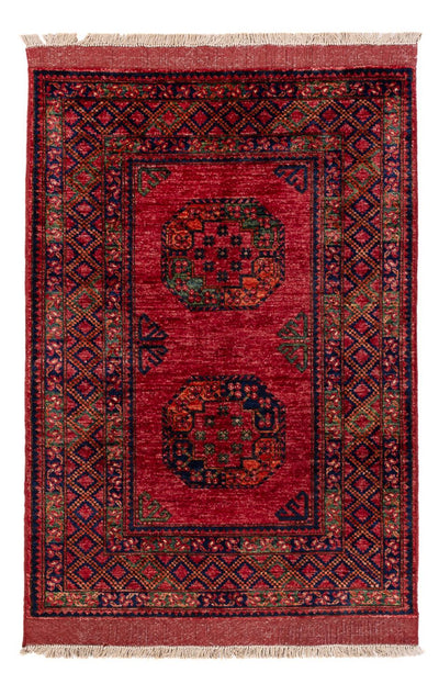 Afghan Rug 103x150cm - Oriental Rug - red