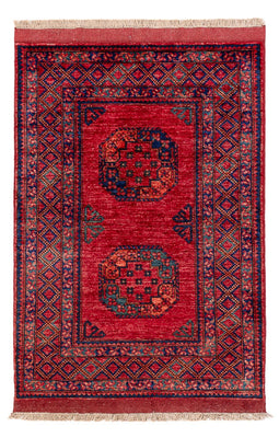 Afghan Rug - 150 x 102 cm - red