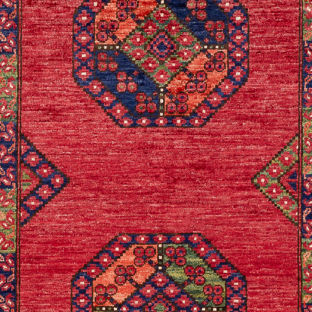 Afghan Rug - 159 x 108 cm - red