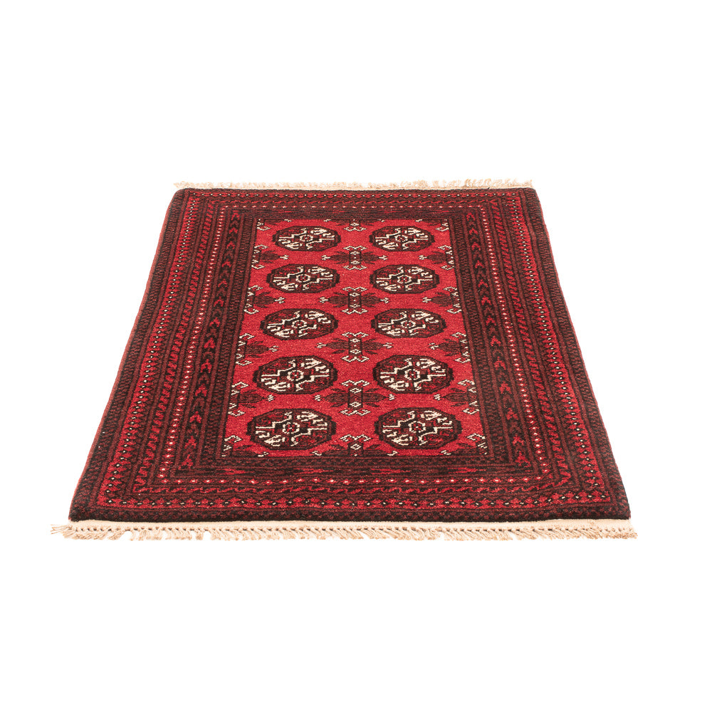 Afghan Rug - Filpa - 120 x 77 cm - red