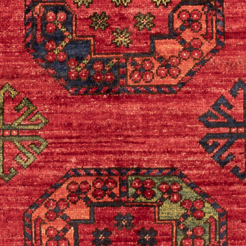 Afghan Rug - 125 x 82 cm - red