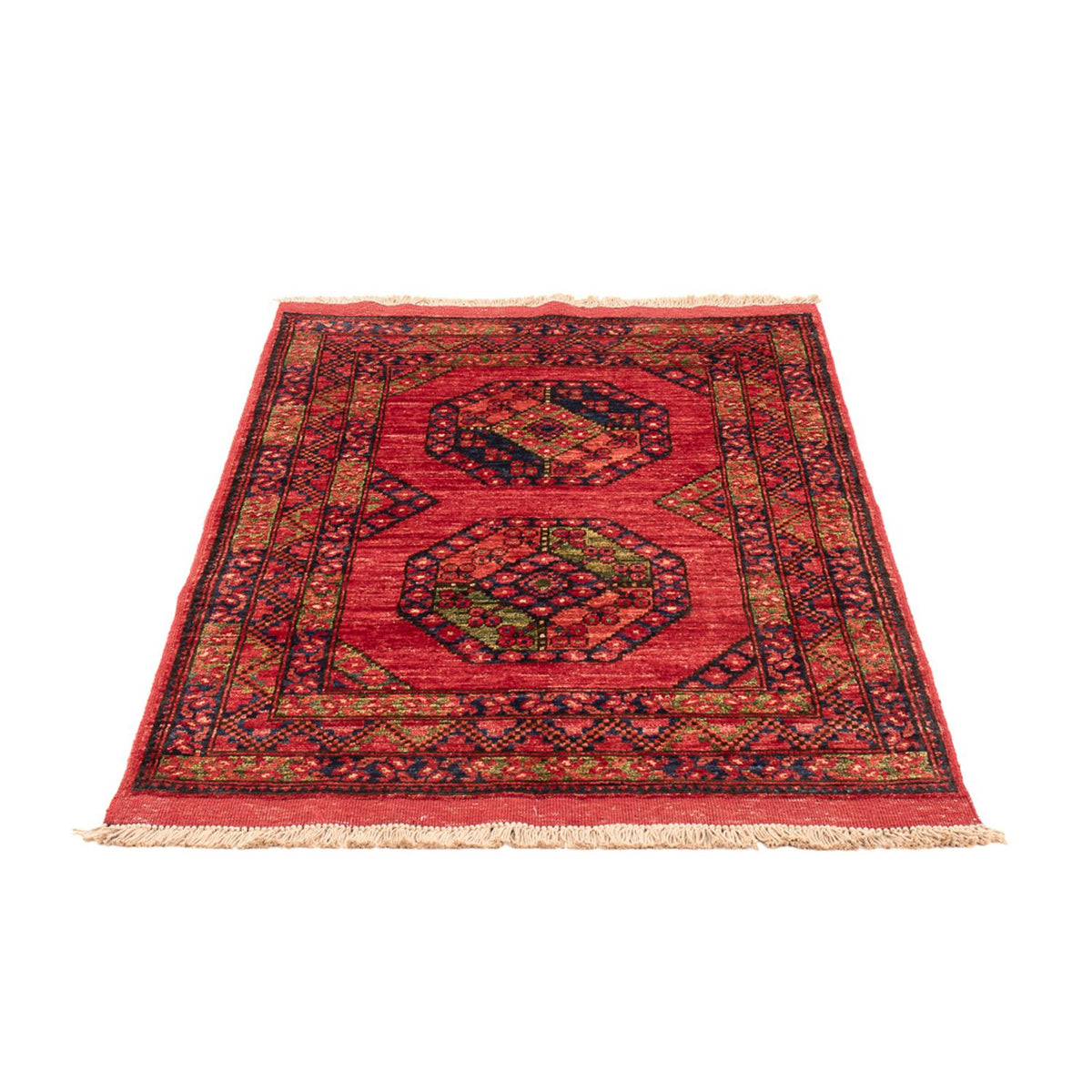 Afghan Rug - 121 x 81 cm - red