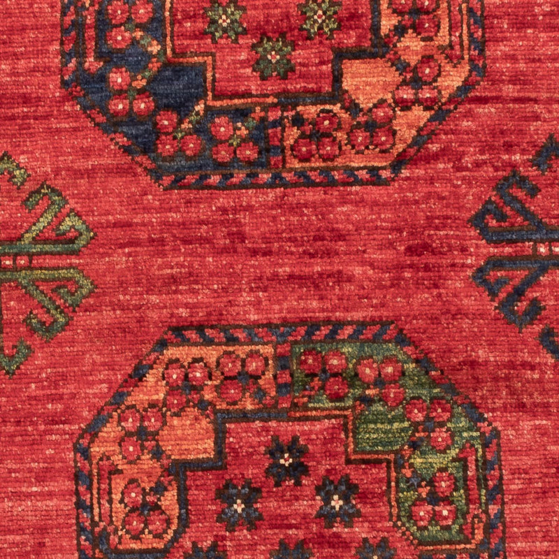 Afghan Rug - 126 x 82 cm - red