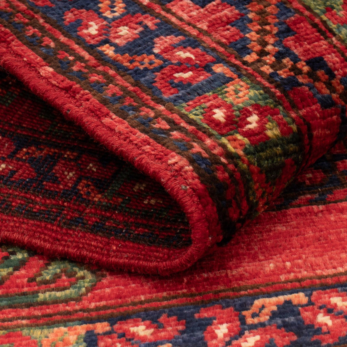 Afghan Rug - 126 x 82 cm - red