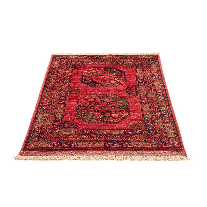Afghan Rug - 126 x 82 cm - red