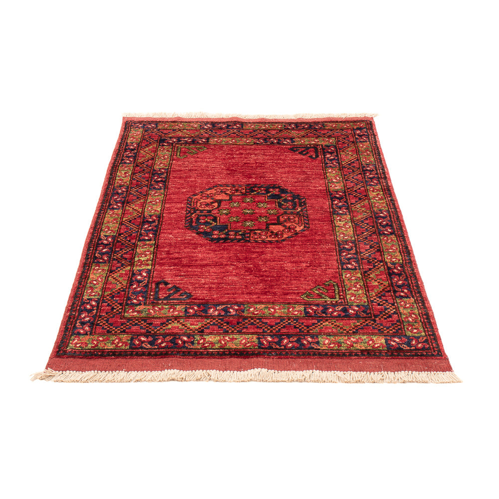 Afghan Rug - 123 x 83 cm - red