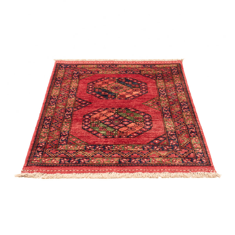 Afghan Rug - 115 x 84 cm - red