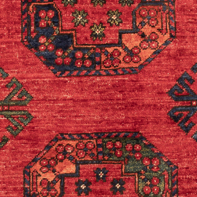 Afghan Rug - 126 x 84 cm - red